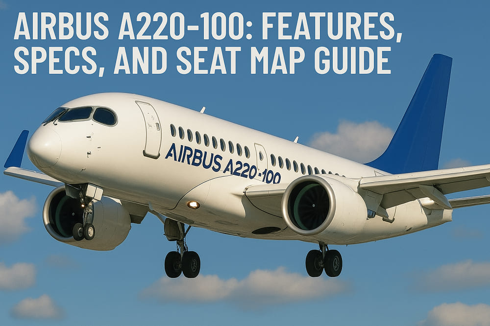 Airbus A220-100: Features, Specs, and Seat Map Guide