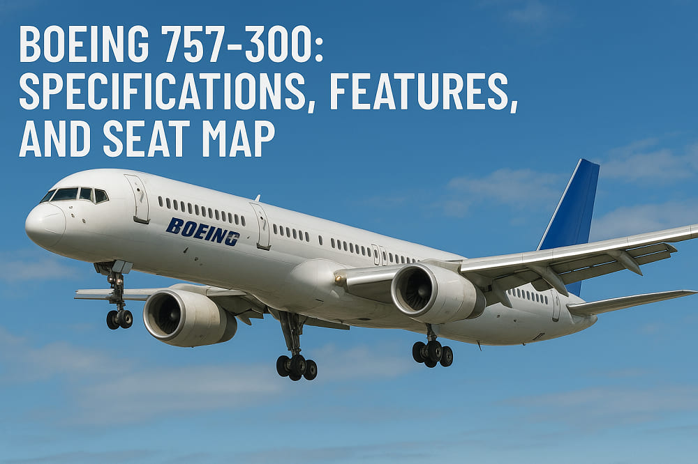 Boeing 757-300: Specifications, Features, and Seat Map