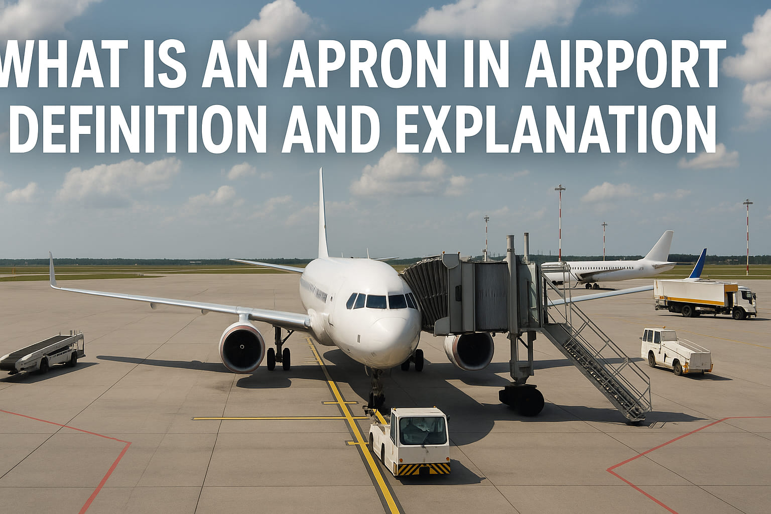 What is apron in airport