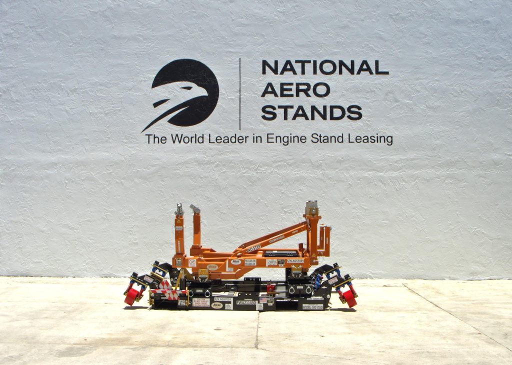 PW1100G engine stand from the National Aero Stands fleet