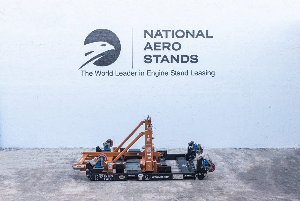 CFM56-7B engine transportation stand from the National Aero Stands fleet