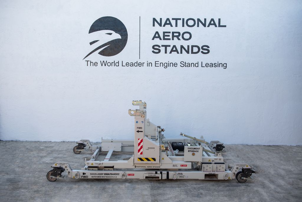 LEAP-1A engine stand from the National Aero Stands fleet
